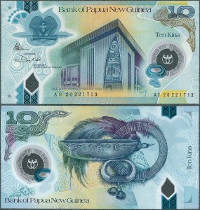 Papua Nowa Gwinea - 10 kina 2020 * W52 * polimer