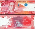 Filipiny - 50 piso 2020 * W224 * ryby * nowszy typ