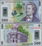 Rumunia - 500 Lei 2005 (2009) * P123b * polimer