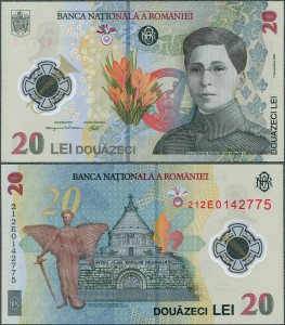 Rumunia - 20 Lei 2021 * W119Aa * polimer