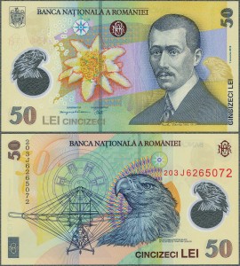 Rumunia - 50 Lei 2018 (2020) * nowy typ * polimer