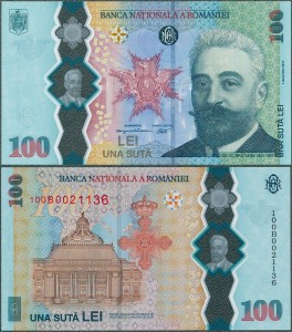 Rumunia - 100 Lei 2019 * 100 Lat Wielkiej Unii * polimer