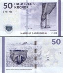 Dania - 50 Kroner 2013 * P65f * most Salingsund