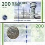 Dania - 200 Kroner 2010 * P67a * most Knippels