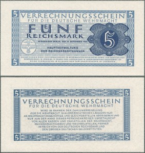 Niemcy - Wehrmacht - 5 Reichsmark 1944 * PM39