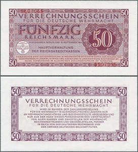 Niemcy - Wehrmacht - 50 Reichsmark 1944 * PM41
