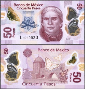 Meksyk - 50 pesos 10.06.2019 * P123A * polimer