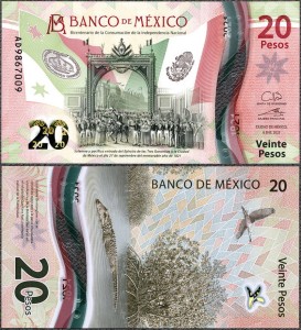 Meksyk - 20 pesos 6.01.2021 * W132a * polimer