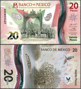 Meksyk - 20 pesos 24.05.2021 * W132b * S1* polimer