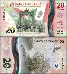 Meksyk - 20 pesos 24.05.2021 * W132b * S2 * polimer