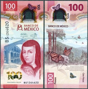 Meksyk - 100 pesos 21.05.2021 * W134d * S4 * polimer