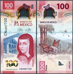 Meksyk - 100 pesos 25.05.2022 * W134f * polimer