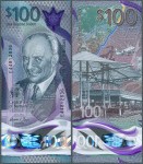 Barbados - 100 Dollars 2022 * W85a * polimer