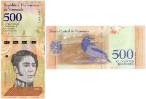 Wenezuela - 500 Bolivares 2018 * P108b * ptak
