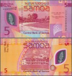 Samoa - 5 tala 2023 * W47 * nowe wydanie * polimer