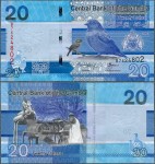 Gambia - 20 dalasis 2023 * W39c * nowa data * ptak