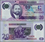 Mozambik - 20 Meticais 2017 * P149b * polimer