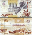 Wyspy Owcze - 100 Kronur 2011 * P30 * dorsz