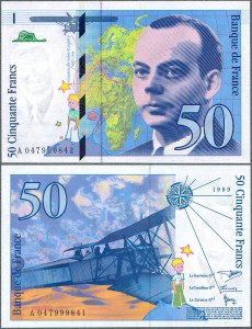 Francja - 50 Francs 1999 * P157Ad * Saint-Exupery