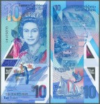Karaiby Wschodnie - 10 Dollars 2019 * W57 * Elżbieta II * polimer