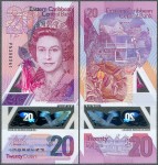 Karaiby Wschodnie - 20 Dollars 2019 * W58 * Elżbieta II * polimer