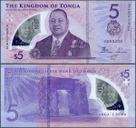 Tonga - 5 paanga ND/2023 * W51 * nowa seria * polimer