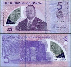 Tonga - 5 paanga ND/2023 * W51 * nowa seria * polimer