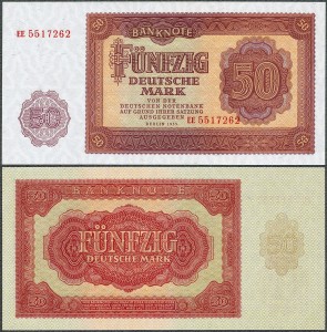 Niemcy - NRD - 50 Mark 1955 * P20 * DDR-14a