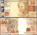 Brazylia - 50 Reais 2010 (2020) * P256h * jaguar