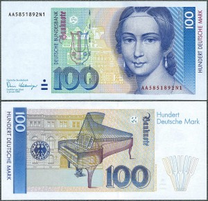 Niemcy - RFN - 100 Mark 1989 * P41a * BRD38a * AA