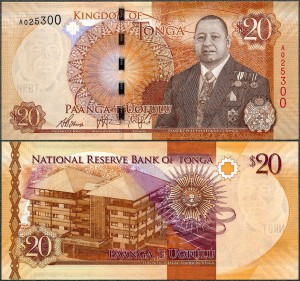 Tonga - 20 paanga ND/2015 * P47