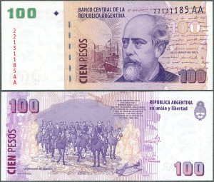 Argentyna - 100 Pesos ND/2012 * P357f * AA