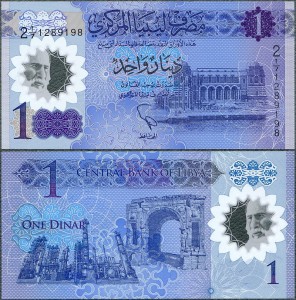 Libia - 1 Dinar 2019 * W85 * polimer