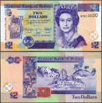 Belize - 2 Dollars 2017 * P66f * Elżbieta II