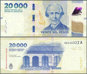 Argentyna - 20.000 Pesos ND/2024 * W370 * A00...