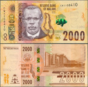 Malawi - 2000 kwacha 2021 * W70a * nowy rewers 
