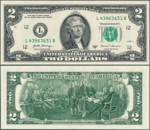 USA - 2 Dollars 2017 A * P545b * L (San Francisco)