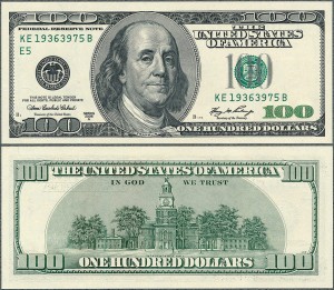 USA - 100 Dollars 2006 A * P528 * starszy typ