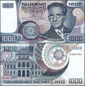 Austria - 1000 Schilling 1983 * P152