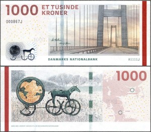 Dania - 1000 Kroner 2011 * P69a * most