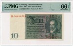 Niemcy - 10 marek 1929 * P180a * PMG 66 EPQ 