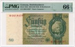Niemcy - 50 marek 1933 (1945) * P182b * PMG 66 EPQ