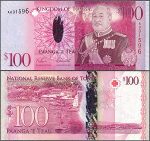 Tonga - 100 paanga ND/2008 * P43