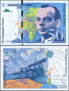 Francja - 50 Francs 1997 * P157Ad * Saint-Exupery