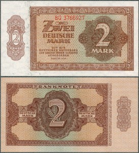 Niemcy - NRD - 2 Mark 1948 * P10 * DDR-3b