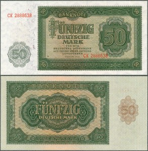 Niemcy - NRD - 50 Mark 1948 * P14 * DDR-7a