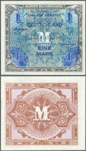 Niemcy - Okupacja Aliancka - 1 Mark 1944 * P192b