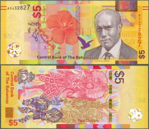 Bahamy - 5 Dollars 2020 * P78A * tancerze