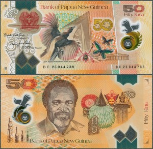 Papua Nowa Gwinea - 50 kina 2025 * 50 Lat Npdl. polimer