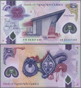Papua Nowa Gwinea - 5 kina 2024 *nowa data * polimer